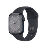 Apple Watch Series 8 (41mm GPS) - Midnight Aluminum Case with Midnight Sport Band