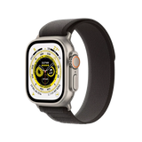 Apple Watch Ultra (GPS + Cellular 49mm) - Titanium Case With Trail Loop - M/L Black/Grey